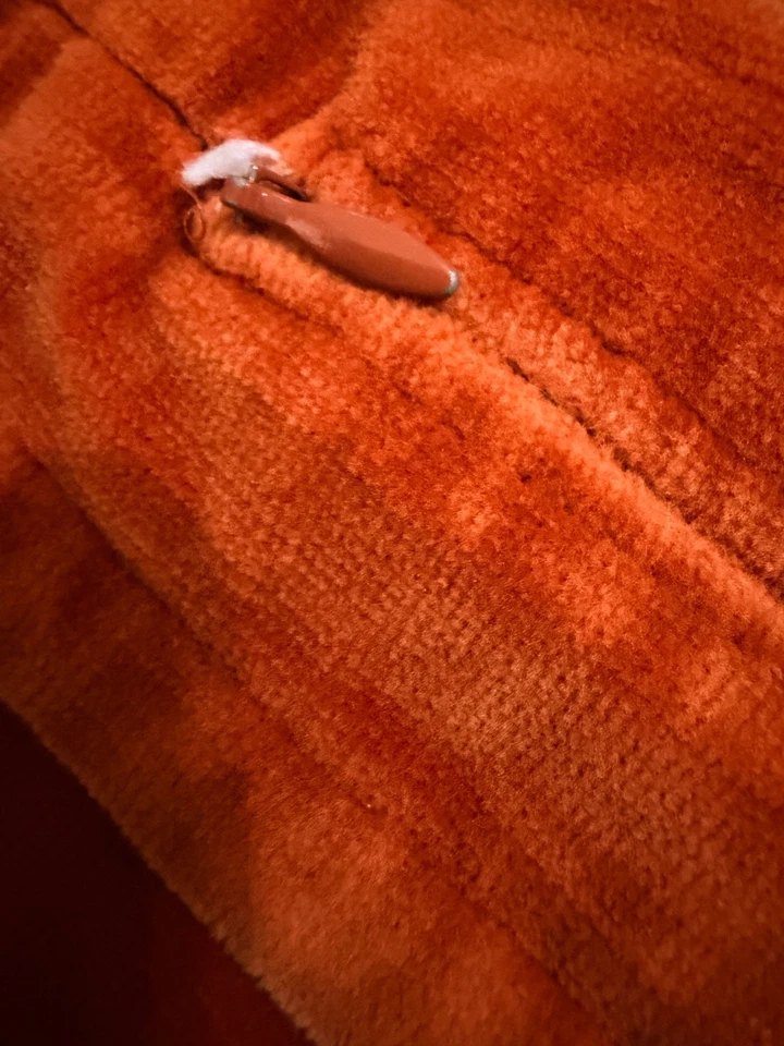 POTTERY BARN Washed Velvet Pillow Cover 20”x20” Abode Zip Closure SET of 2 - Image 2 of 4