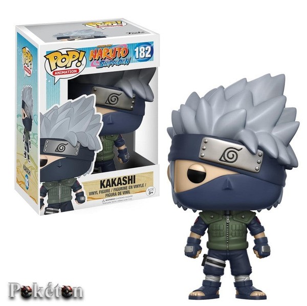 Funko Pop Naruto Shippuden #182 Kakashi - Vinyl Figur Ovp Neu-image