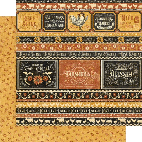 GRAPHIC 45"FARMHOUSE" KEEPSAKE EDITION 12X12 PAPER PACK    SCRAPJACK'S PLACE - Picture 5 of 16