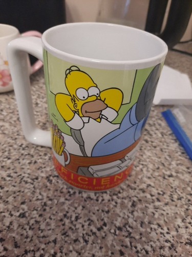 Mug The Simpsons Homer Efficiency Coffee Cup Tea large mug 2005 - Picture 1 of 4