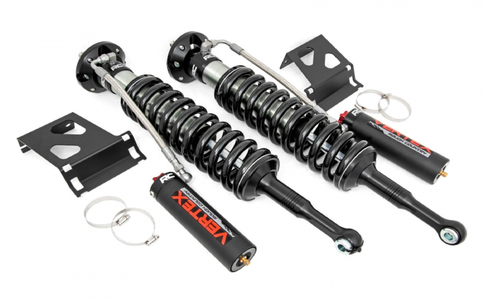 Rough Country 689014 8-Stage Adjustable Front Vertex Shocks for Tacoma