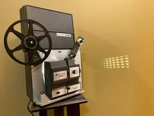 Bell & Howell 456A Autoload 8MM & Super 8 Film Projector: Tested/See Video