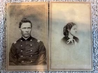 2- Civil War Portrait/Photos- Col. John G Eve & Wife- Kentucky-
