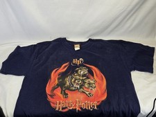 Vintage 2000s Harry Potter Youth XL T-Shirt Sorcerer  s Stone Fluffy 3-Headed Dog