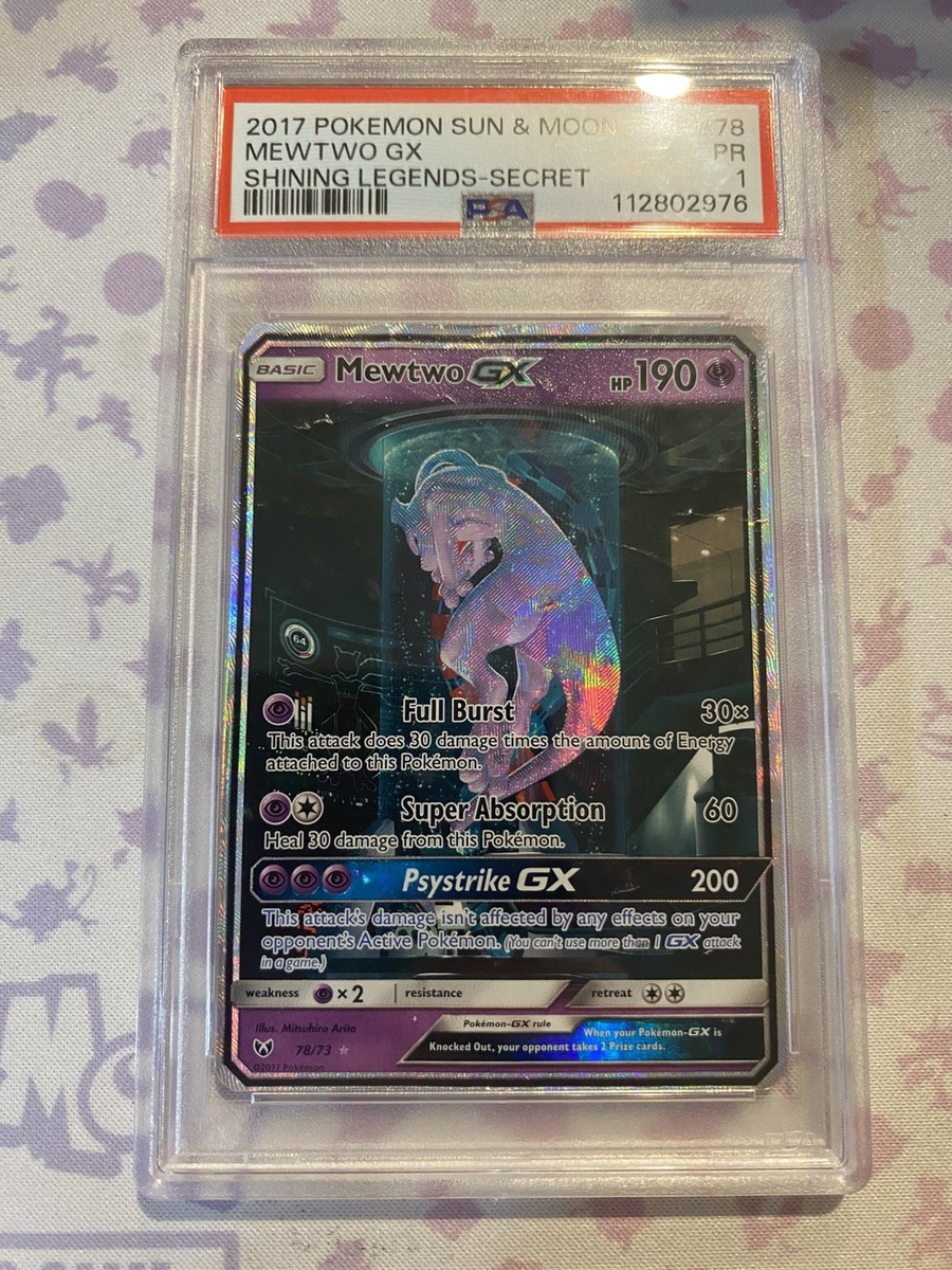 遊戯王 - tomo Mewtwo GX (Secret Shining) 78/73 Shining Legends Holo for