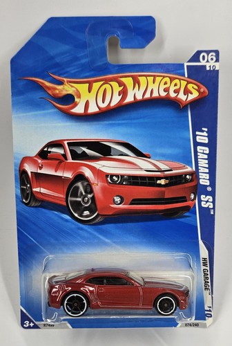 Hot Wheels HW Garage '10 Camaro SS 06/10 074/240 Red with White Accents - Picture 1 of 5
