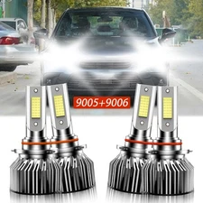 For Honda Civic 1988-2015 LED Headlight High Low Beam Bulbs Combo Kit 6000K