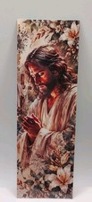 Lord’s Prayer bookmark Jesus Matthew 6:9-13 Christian Double Sided Handmade 2x6