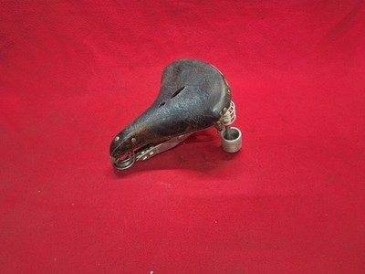 Primus Lepper Bicycle Seat Saddle Leather Vintage