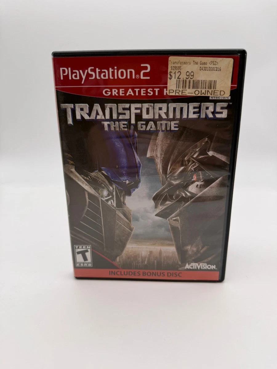 Jeu Transformers Sony Playstation 2 PS2 EUR PAL Complet Vintage