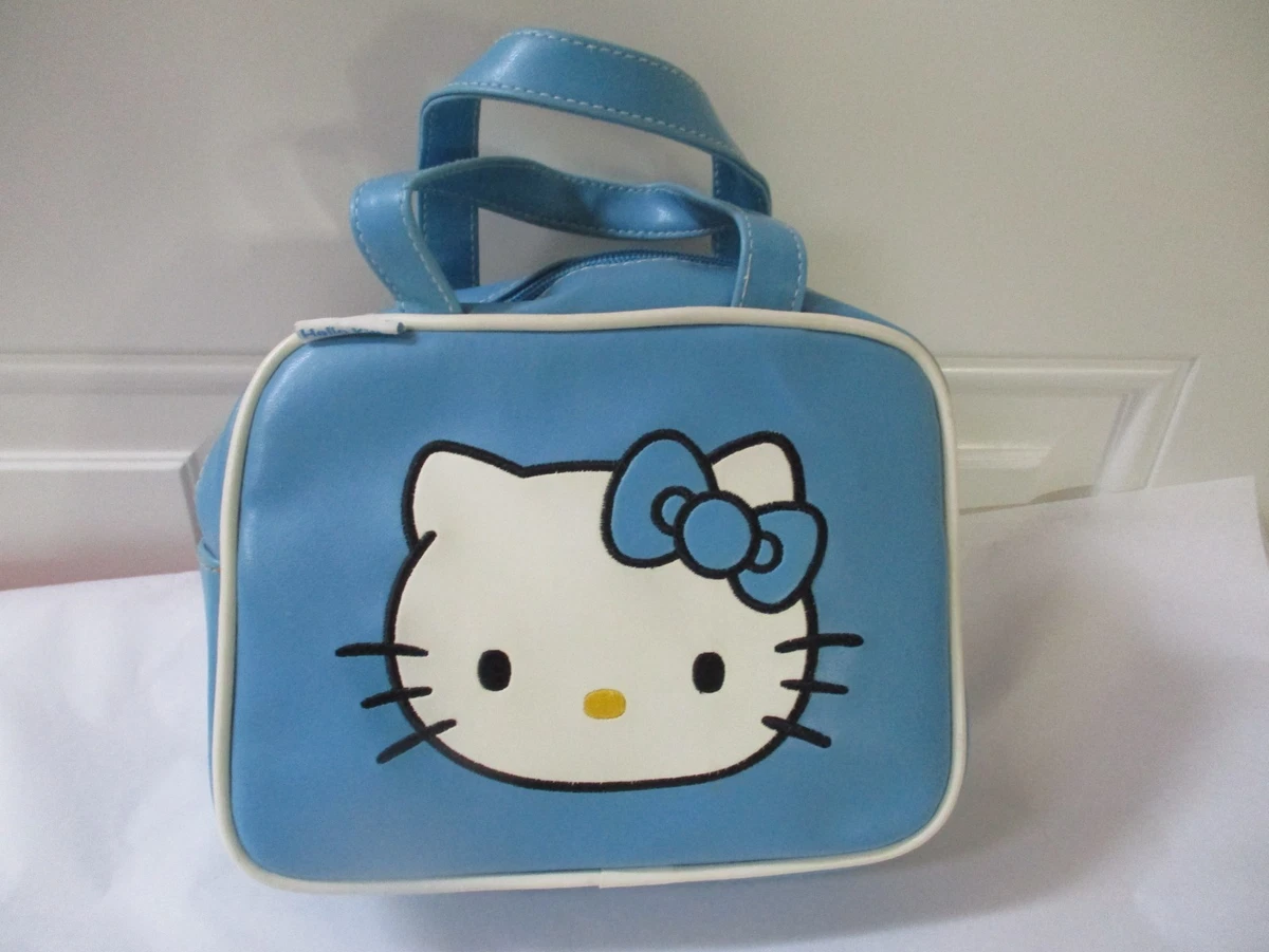 Medium blue & white quilted denim Hello Kitty bag Hello Kitty Denim Shoulder Bag Trendy Y2K Purse Chic Casual  main image 2