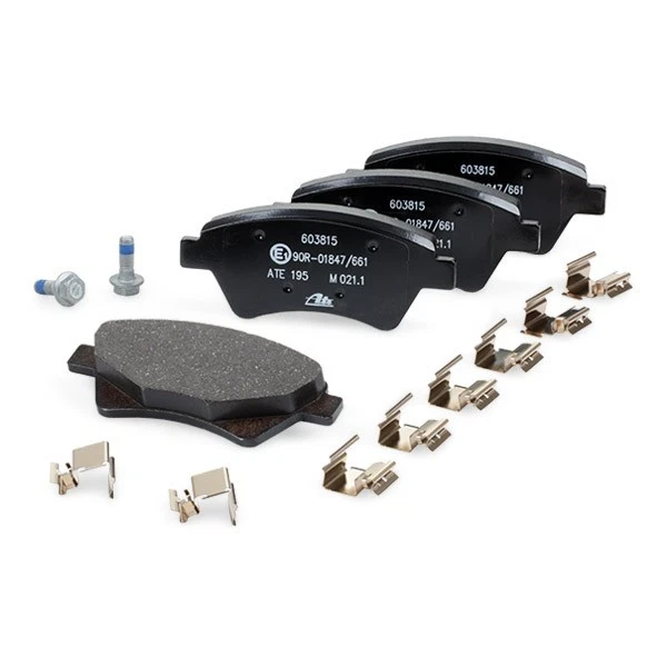 ATE Plaquettes de frein Avant pour RENAULT KANGOO Express (FC0/1) KANGOO (KC0/1) - Photo 3/4