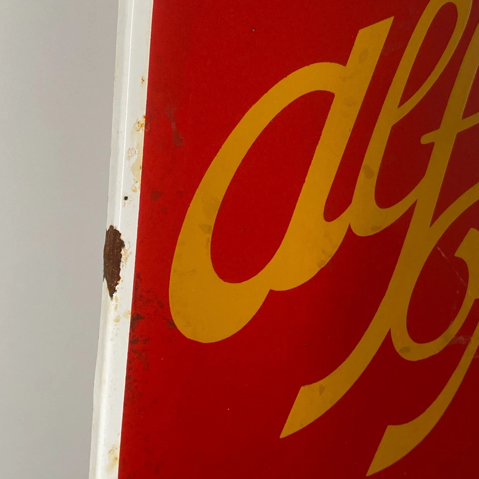 Alfa Romeo Enamel Sign - 68x40x1cm (26.8x15.7x0.4") - Nice Old-Looking Wall Sign - Image 3 of 4