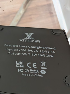 30W Wireless Charger Charging Stand Dock For Samsung iPhone Android Cell Phone