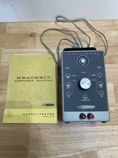 Heathkit IT-22 Capacitor Tester With User Manual - Powers On