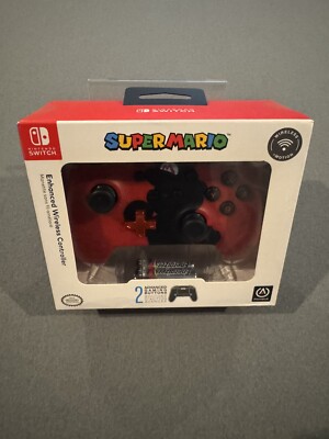 PowerA Enhanced Wireless Controller Mario SILHOUETTE Edition Official NEW    