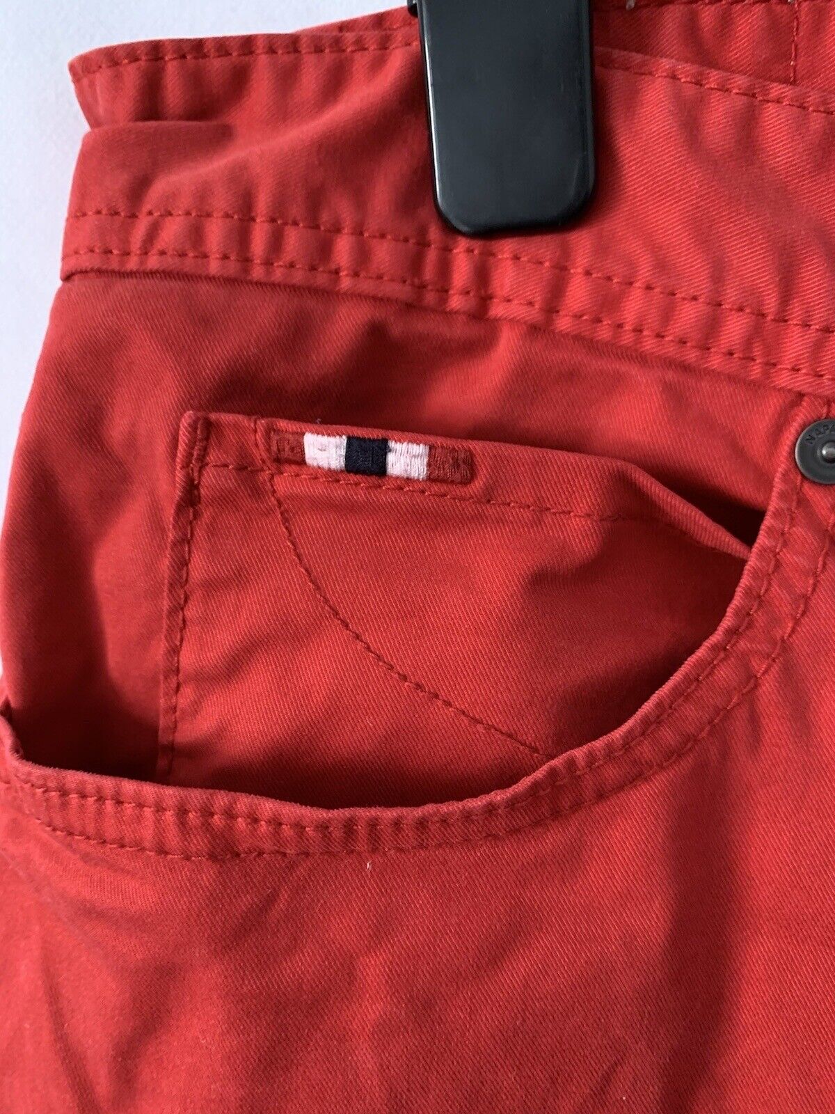 Napapijri Red Chino Jeans Pants Trousers Cotton B… - image 4