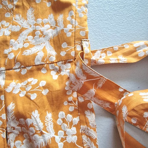 Seasalt Size 24 RRP £70 BNWT Yellow/White Floral Pattern Midi Dress Pockets - Picture 16 of 23