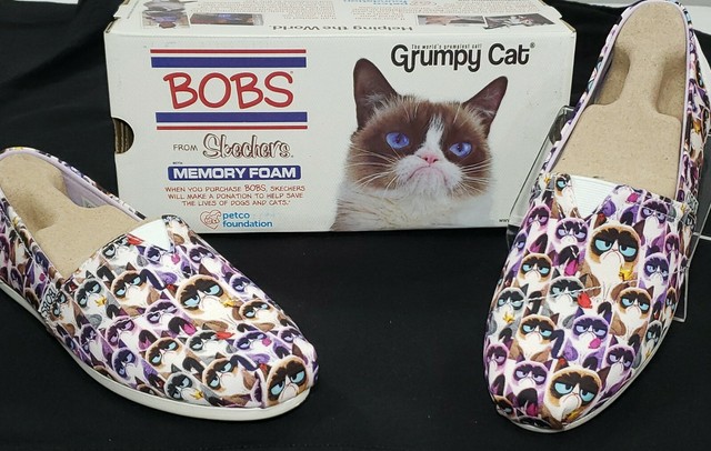 bobs grumpy cat slippers