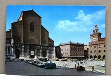 Bologna - Basilica of S.Petronio and Piazza Maggiore [large, color, traveled]