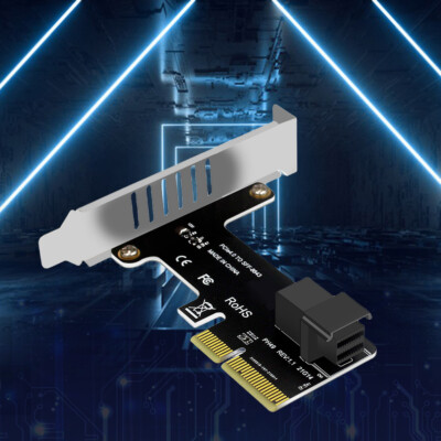 PCI E To SFF-8643 Riser Card PCI-EX4/X8/X16 Solid State Drive Adapter Convenient