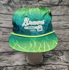 Vintage 1993 Atlanta Braves Hat Winner Renaissance International Multi Color