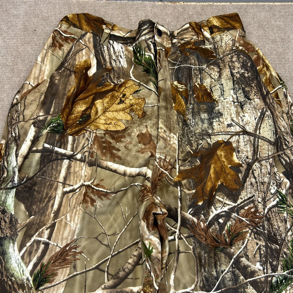 Field Stream HydroProof Ultra Camo Hunting Pants Men Medium Realtree Lined 31