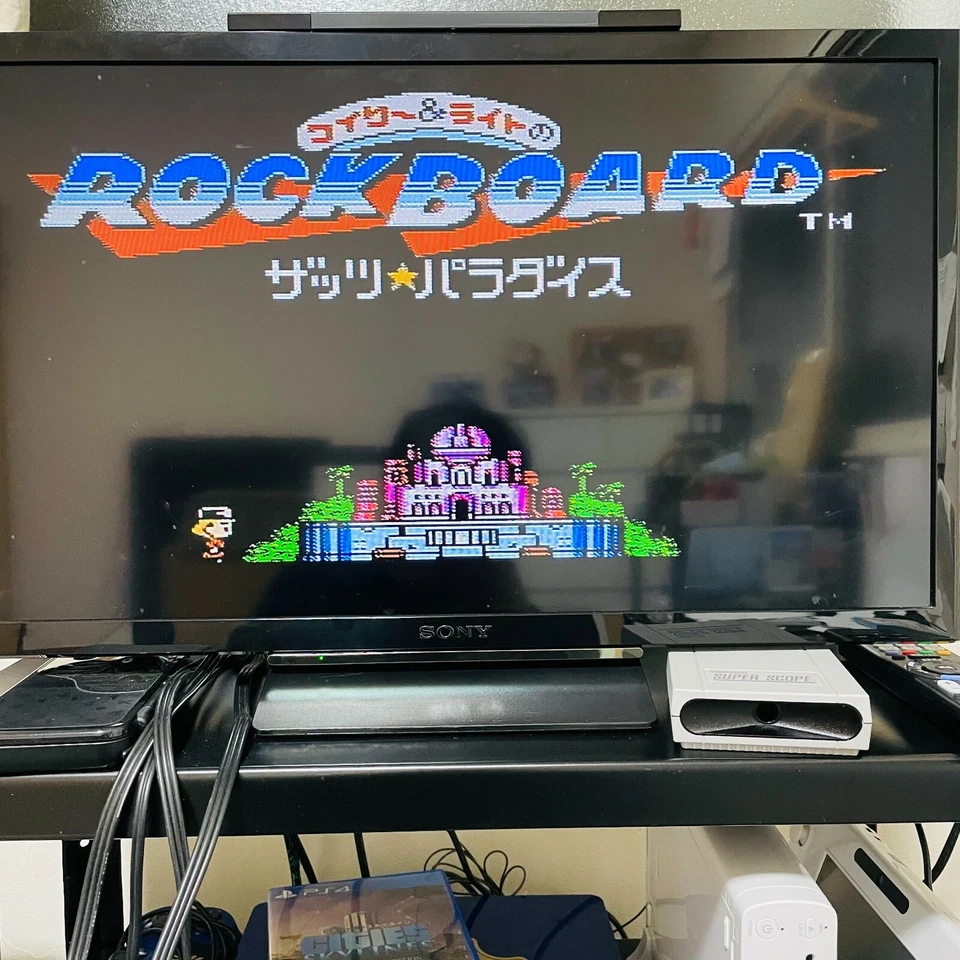 Wily and Light no Rock Board That's Paradise Nintendo Famicom Capcom 1992 CAP-BE - Image 3 of 4