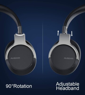 AUSDOM ANC8 PRO Active Noise Cancelling Headphones Bluetooth