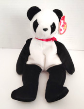 Rare Ty Original Beanie Babies “Fortune” the Panda 1997 Retired w/ Tags & Errors