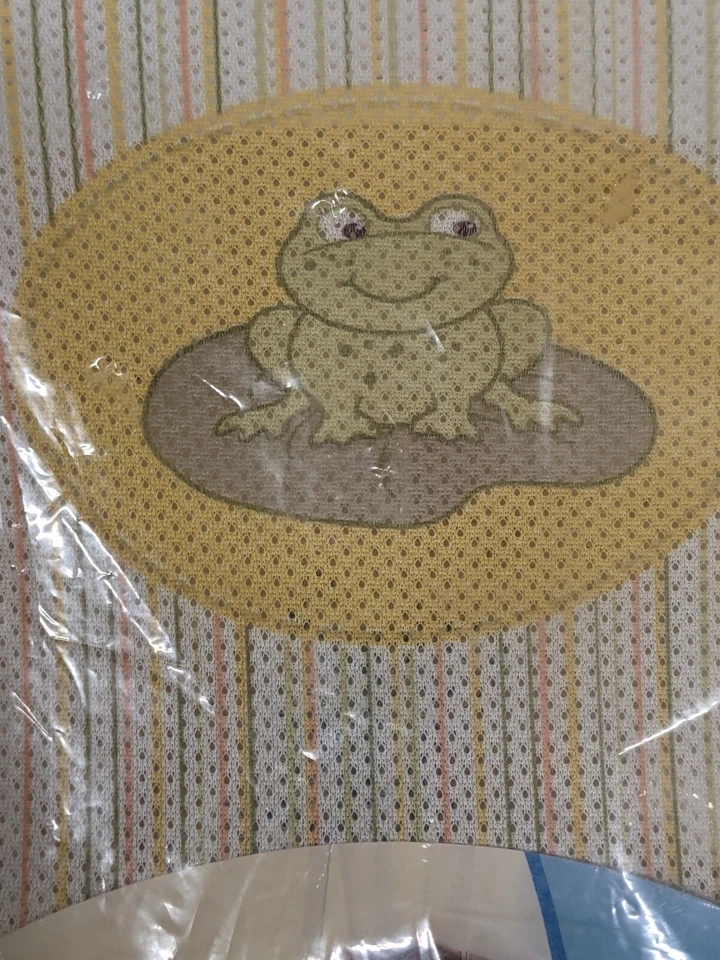 Cuna de baño vintage Safety 1st Funtime Froggy 44305, soporte de baño para bebé NOS 0-6 m Foto 2 de 4