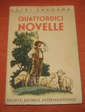 Libri/Riviste/Giornali/Narrativa " QUATTORDICI NOVELLE " L.Capuana/S.E.I./1948