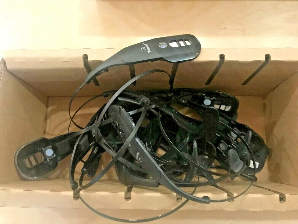 Auriculares VXI Corporation Blueparrott B250-XT negros/azules - se venden como están, para piezas Foto 3 de 4