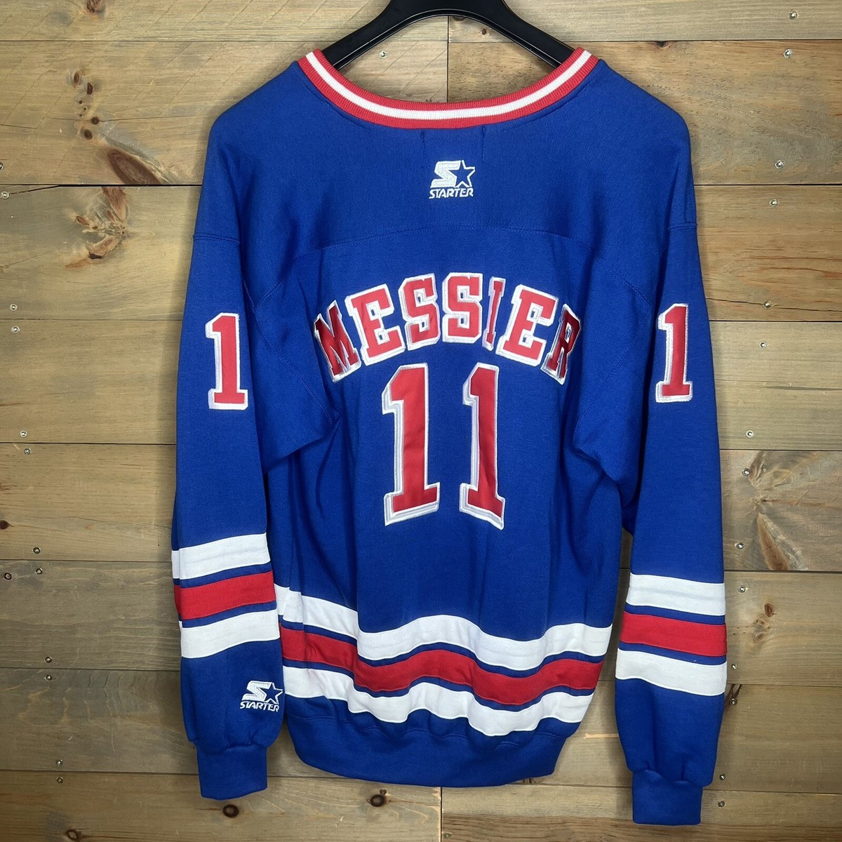 NWT Starter New York Rangers Blue NHL Hockey Jersey Messier