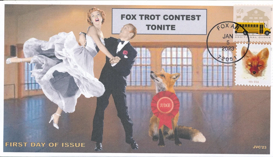 JVC CACHETS -2023 RED FOX ISSUE FIRST DAY COVERS FDC  L.E. OF 20 EACH SET OF 3 - Image 3 of 4