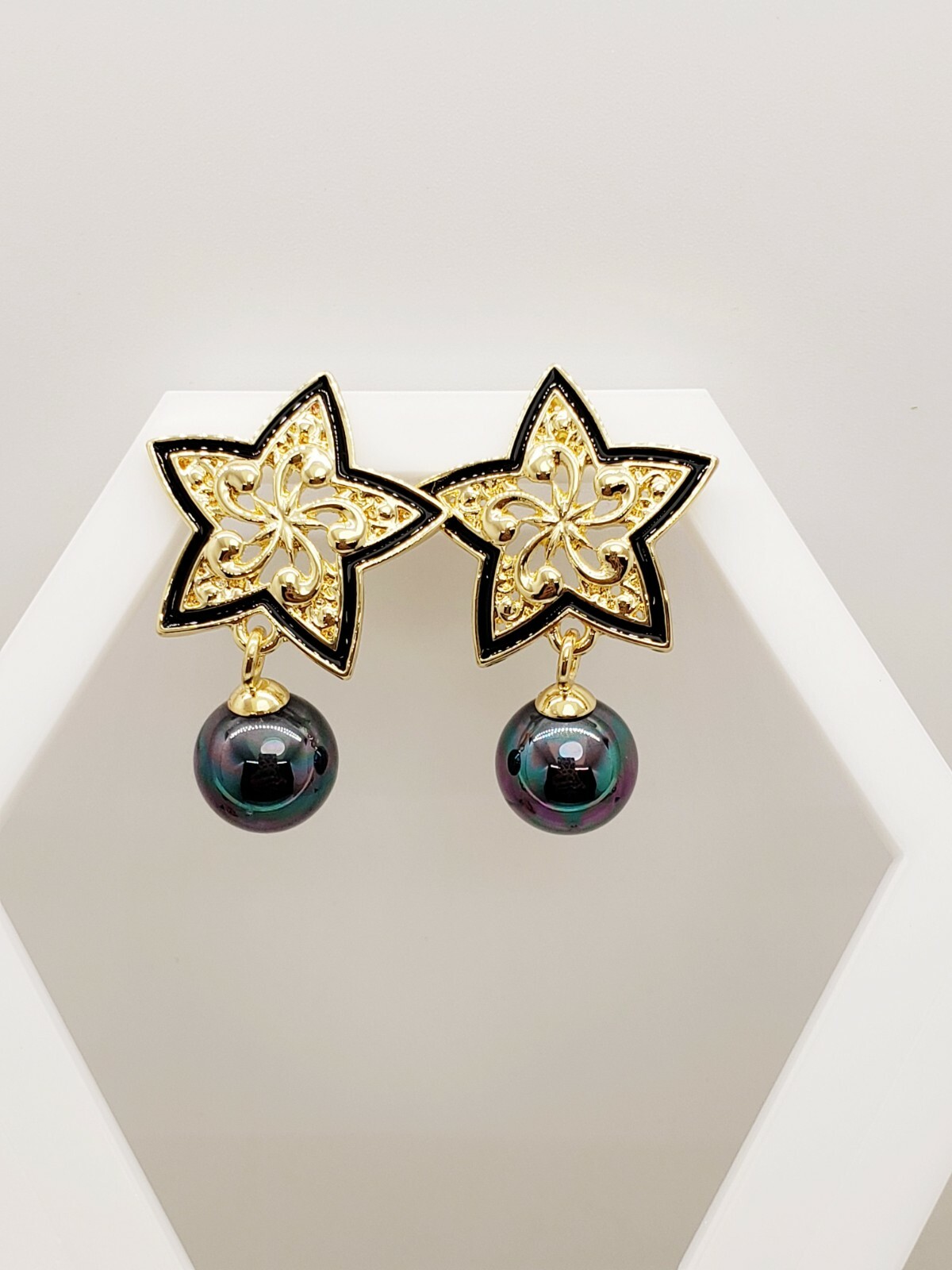 Hawaiian Heirloom Star Pearl Stud Earrings, Hawaii Style Earrings eBay