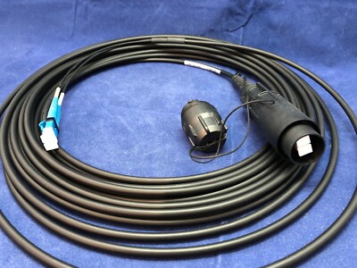 1-2061980-0 Glasfaserkabel, 10m, 9μm/125μm Singlemode 2 Fasern Mini LC auf LC