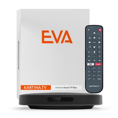 Kartina.TV IPTV Receiver - Kartina EVA von DuneHD mit Bluetooth-Fernbedienung