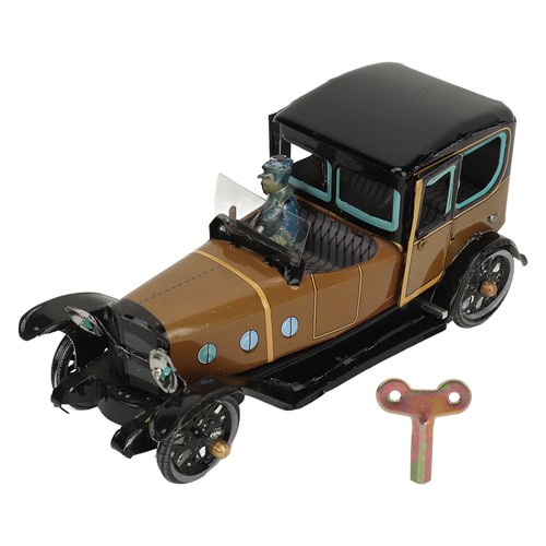 Clockwork Vintage Car Toy Tinplate Handcrafted Retro Wind Up Car Toy - Picture 17 of 19