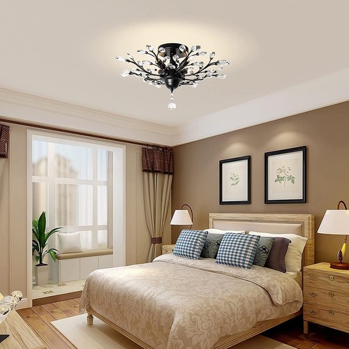 K9 Crystal Vintage Chandeliers Living Room Pendant Lighting Fixtures for Bedroom - Picture 21 of 94