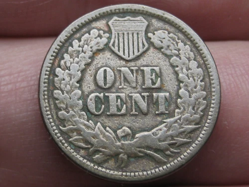 1864 Copper Nickel CN Indian Head Cent Penny- VG Details
