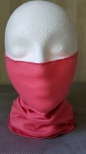 Child Size Face Neck Mask Gaiter Buff Pink Du Rag Tube Scarf Youth New USA OSFM