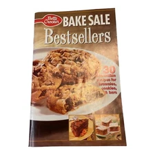 Cookbook Betty Crocker Bake Sale Bestsellers 30 recipes Brownies Cookies Bars