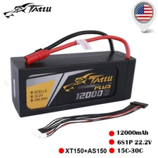 Tattu 12000mAh 22.2V 15C 6S Lipo Battery AS150+XT150 For UAV DJI S800 S900 Drone
