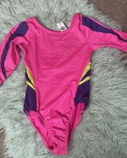 FREESTYLE a DANSKIN Co. Long Sleeve Multicolor Size 10/12 Leotard