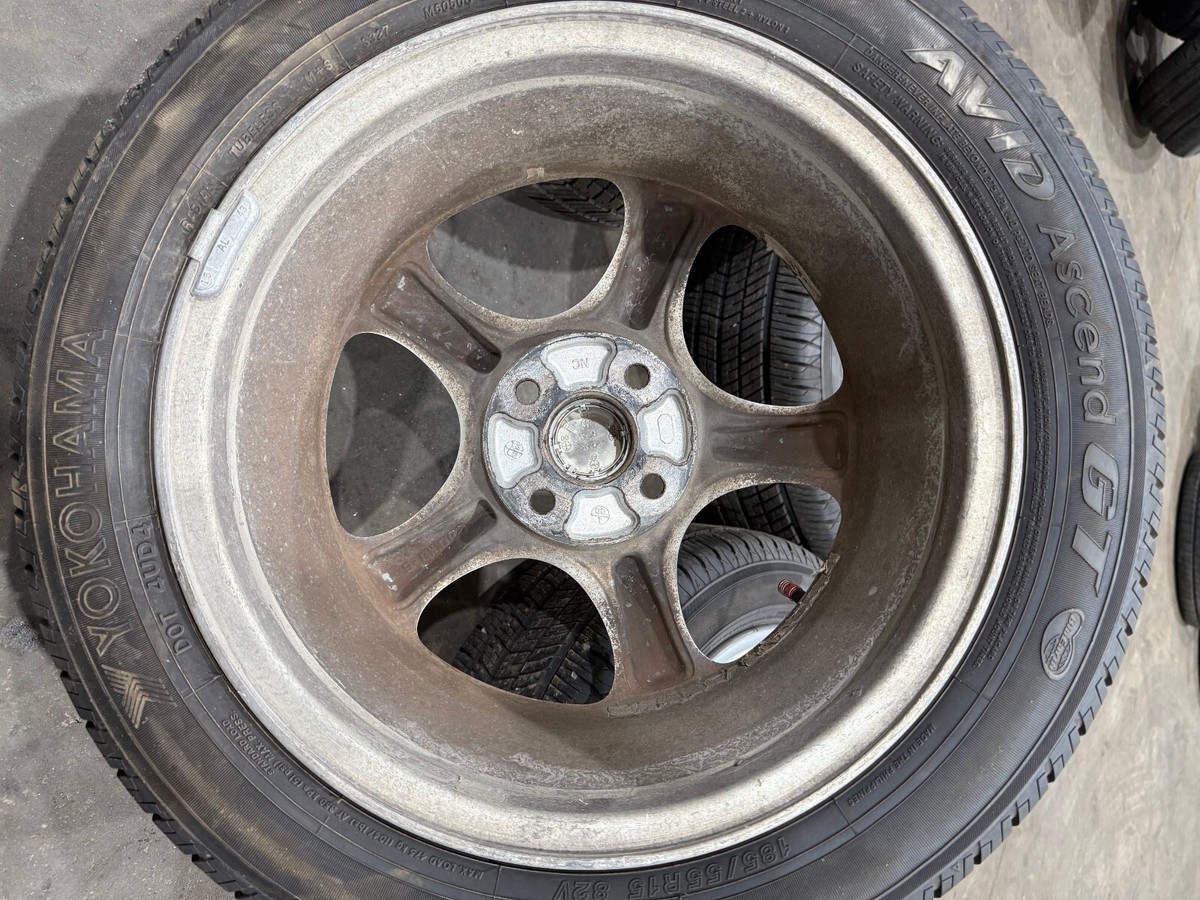 99-05 Mazda Miata Oem 5 Spoke Polished Chrome 15x6 Wheels