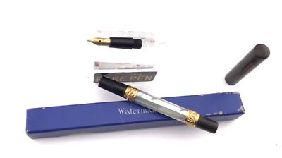 WATERMAN 万年筆 Vintage WATERMAN 612 Fountain Pen Eyedropper PEARL SLABS #2 STAR