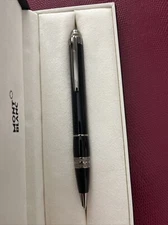 Montblanc Star Walker Black Midnight Resin Ballpoint Pen In Gift Box NEW GERMANY