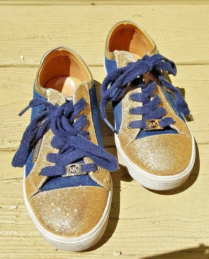 Tenis michael kors dorados sales