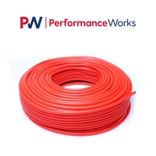 HPS Silicone Vacuum Hose Tubing High Temperature 1/4" (6mm) ID Red - 5 Feet